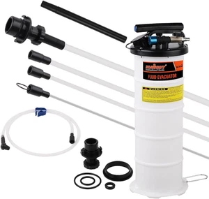 HORUSDY 7 Liter Pneumatic/Manual Fluid Extractor Pump,Oil Changer Vacuum Flui... - Picture 1 of 8