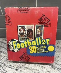 1981 Topps Soccer Footballer Wax Box Factory Sealed BBCE Wrapped Authentic NEW - Picture 1 of 3