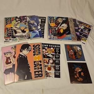Soul Eater Part 1, 2, and 3 - DVD - Episodes 1 - 39 W/ 2 Stickers & Inserts - Picture 1 of 10
