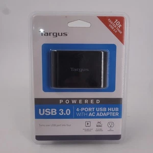 Targus ACH119 USB 3.0 4 ports USB Powered Hub avec adaptateur secteur - Photo 1/7