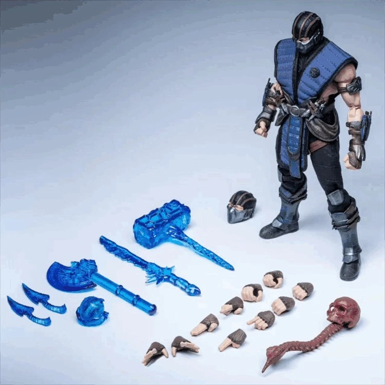 JM Toys ZK001 1/12 Ninja Sub Zero Saibot 6" Figuras de Acción Coleccionables Modelo Nuevo Foto 1 de 4