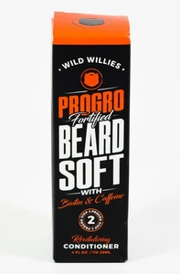 Wild Willies ProGro Fortified Beard Revitalizing CONDITIONER 4oz Biotin Caffeine - Picture 1 of 3