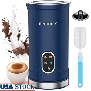 4-in-1 Milk Frother Steamer Auto Shut-off Hot & Cold Foam Maker W/ Mute Mode New - Picture 1 of 6