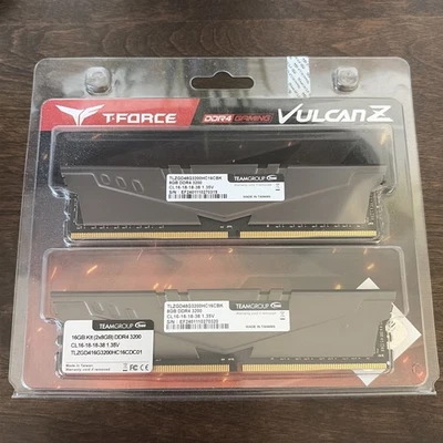 TEAMGROUP T-Force Vulcan Z DDR4 16GB Kit (2x8GB) 3200MHz (PC4-25600) CL16 Des... - Image 1 of 4