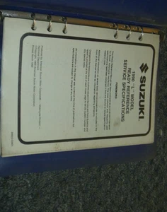 1990 Suzuki DR350L Dual Sport Motorcycle Specifications Reference Manual xz - Picture 1 of 10