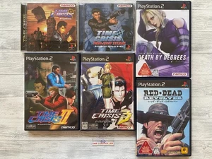 SONY PS 1 2 Time Crisis 2 3 & Project Titan & Death By Degrees Red Dead Revolver - Picture 1 of 14