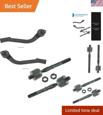 Compatible 4-Piece Tie Rod Kit for Hyundai Azera, Kia Cadenza, Sonata & Optima Foto 1 de 4