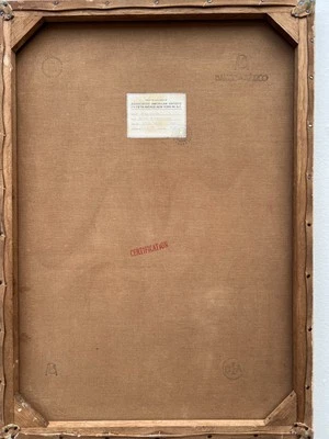 Pintura al óleo sobre lienzo Diego Rivera (hecha a mano) firmada y estampada 20 X 28 pulgadas Foto 1 de 4