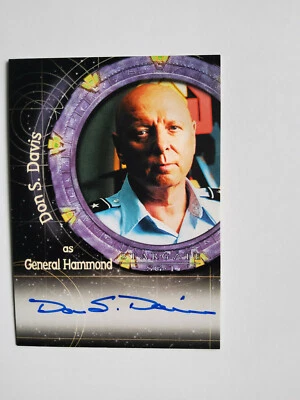 Stargate SG-1 Season 7  Auto A44 Don S. Davis as General Hammond - Image 1 of 2