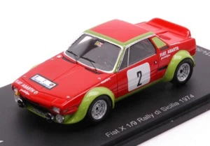 Spark Model FIAT X 1/9 N.2 RALLY DI SICILIA 1974 G.PIANTA-B.SCABINI 1:43 - Foto 1 di 1