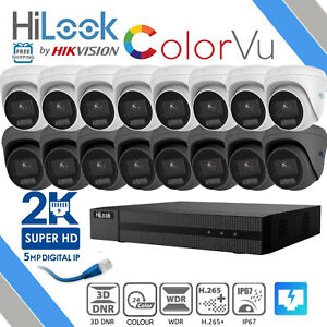 HIKVISION COLORVU 4K NVR IP PoE 5MP CAMERA OUTDOOR IPC-T259 IP67 CCTV SYSTEM KIT