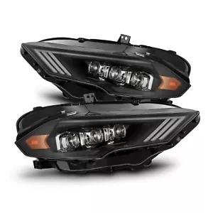 Faros proyectores LED negros AlphaRex Nova Series para Ford Mustang 2018-2022 - Imagen 1 de 3