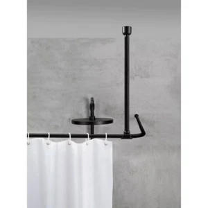 WENKO Decken Stütze Dusche Stangen 57 cm Befestigung Vorhänge Bad Eck Badewannen - Bild 1 von 6