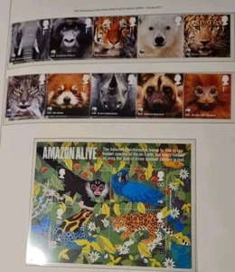 GB - 2011 - "WWF" - SET DI 10 FRANCOBOLLI - SG 3162/3171 & FOGLIO MINIATURA - MNH - Foto 1 di 1
