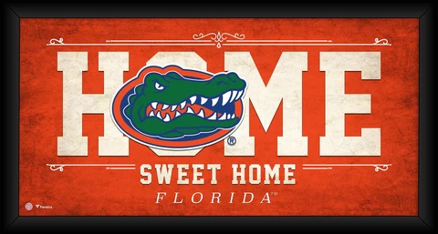 Florida Gators Framed 10" x 20" Home Sweet Home Collage Cover