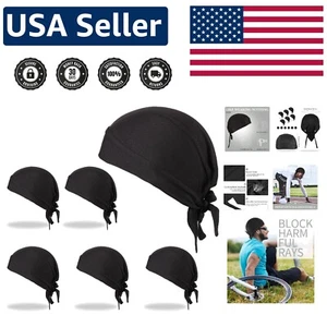 Adjustable 6-Piece Sweat-Wicking Beanie Set - Ideal for Sports and Outdoors - Picture 1 of 8