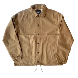 Nueva chaqueta para hombre Vans Herringbone Torrey licor café talla mediana - Imagen 1 de 2