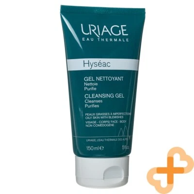 Uriage Hyseac Cleansing Gel 150ml Mattifying Face Body Cleanses Purifies - Image 1 of 4