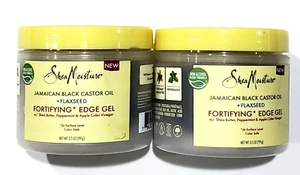 2 Pack Shea Moisture Jamaican Black Castor Oil Flaxseed Fortifying Edge Gel... - Picture 1 of 1