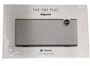 NEW Sealed! Klipsch The One Plus Premium Tabletop Bluetooth Speaker (Walnut) - Picture 1 of 2