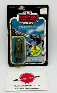 1980 AT-AT Commander MOC 48 Back Vintage Star Wars Empire ESB Kenner Figura NUEVA - Imagen 1 de 4