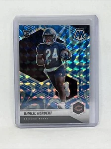 Chicago Bears - Khalil Herbert - 2021 Mosaic - Blue Mosaic Prizm - #380 - Picture 1 of 2