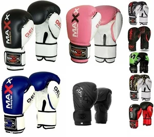 Boxing Gloves Junior kids sparring Gloves Punch Bag Training bag mitts Glove ki - Picture 1 of 61