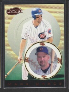 1999 PACIFIC INVINCIBLE RUBY RED FOIL RETAIL PARALLEL #29 MARK GRACE CUBS SP