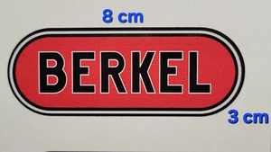 Adesivio biscotto BERKEL Scritta Nera. 8cmx3cm - Foto 1 di 2