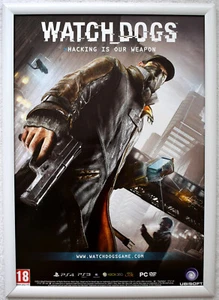 Watch Dogs RARE PS4 XBOX 360 42cm x 59cm Promotional Poster - Picture 1 of 1