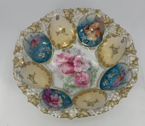 RS Prussia servizio smerlato antico vintage decorato floreale - Foto 1 di 13