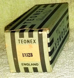 NUEVO DE LOTE ANTIGUO 17JZ8 tubo de vacío radio TV válvula, PROBADO - Imagen 1 de 5