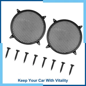 Universal Pack(2) 12" Car Speakers Cover Woofer Subwoofer Grill Protector Mesh - Picture 1 of 6