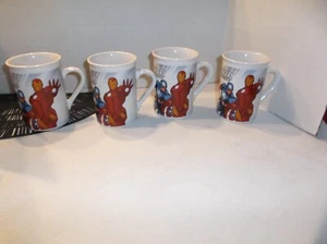 Set 4 tazze caffè/tè/cocco caldo Marvel Comics Avengers nuove - Foto 1 di 7