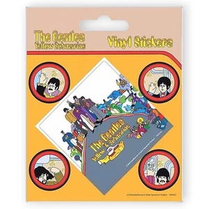 The Beatles Stickers 5 Pack Yellow Submarine Vinyl Music Album Laptop Decal Gift - Picture 1 of 3