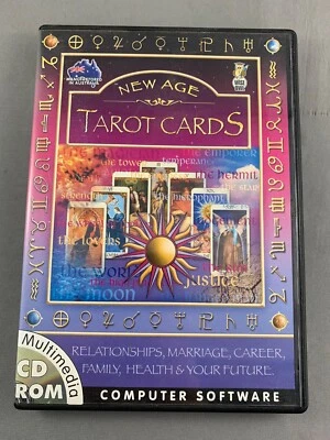 New Age Tarot Cards (2001) Vintage PC CD ROM Computer Software, Windows 95 /98 L - Image 1 of 4