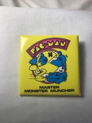 VINTAGE 1981 PAC-MAN PIN ARCADE GAME MASTER MONSTER MUNCHER MIDWAY MFG. CO. - Image 1 of 4