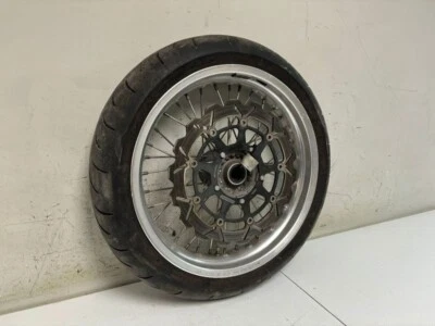 2007 Aprilia SXV 450 550 OEM Front Wheel And Tire 851064 - Image 1 of 4