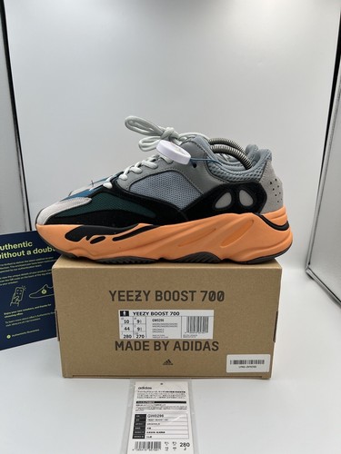 ADIDAS YEEZY BOOST 700 V1 ARANCIONE LAVAGGIO UK 9 5 SCATOLA ORIGINALE? CONDIZIONI A1 £ 250 PREZZO AL PUBBLICO⚡️