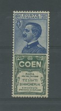 REGNO 1924 25C. COEN 2 ** LUSSO CERT.