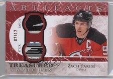2012-13 Upper Deck Artifacts Treasured Swatches Red Patch/Stick /12 Zach Parise
