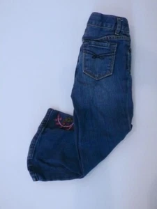 Jean BABYGAP 1969 Niñas Lavado Med Flor 5 Bolsillos Cintura Ajustable Corte Bota Talla 2 - Imagen 1 de 8