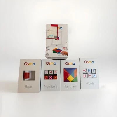 Osmo Genius Kit Learning System for Tablet- Complete- 4 Games.  One Owner - Image 1 of 2