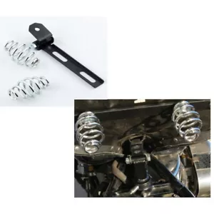 Motorcycle Solo Seat 3'' Springs Bracket Mounting Set For Harley Chopper Bobber - Picture 1 of 11