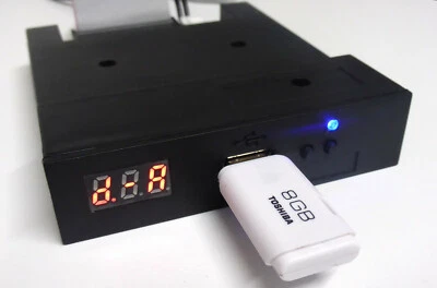 ATARI ST GOTEK Floppy USB Emulator . Blaue LED (schwarz) - Bild 1 von 3