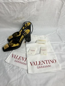Valentino Garavani Shoes, Black with gold in-soles, EU 42 - Picture 1 of 14