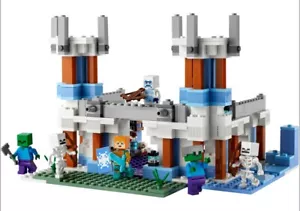 LEGO Minecraft El Castillo de Hielo 21186 Juego de Construcción 499 Piezas NUEVO *CAJA DAÑADA* - Imagen 1 de 19