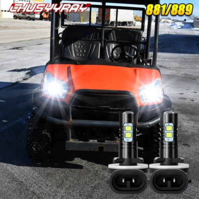 2 LED lights For Kubota RTV1140 RTV900 many models side by side; pn K7571-54340 - Image 1 of 4