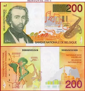 BELGIUM 200 FRANCS nd 1995 P 148 AU/UNC free shipping from 100$ - Picture 1 of 5