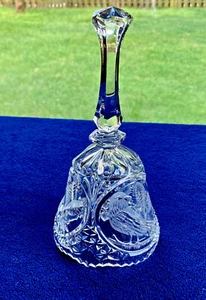 Don't Yell for the Butler. Ring Him with an Exquisite Glass Bell / Bird Motif - Picture 1 of 7